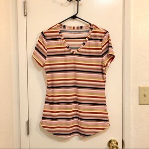 No Boundaries Striped Tee